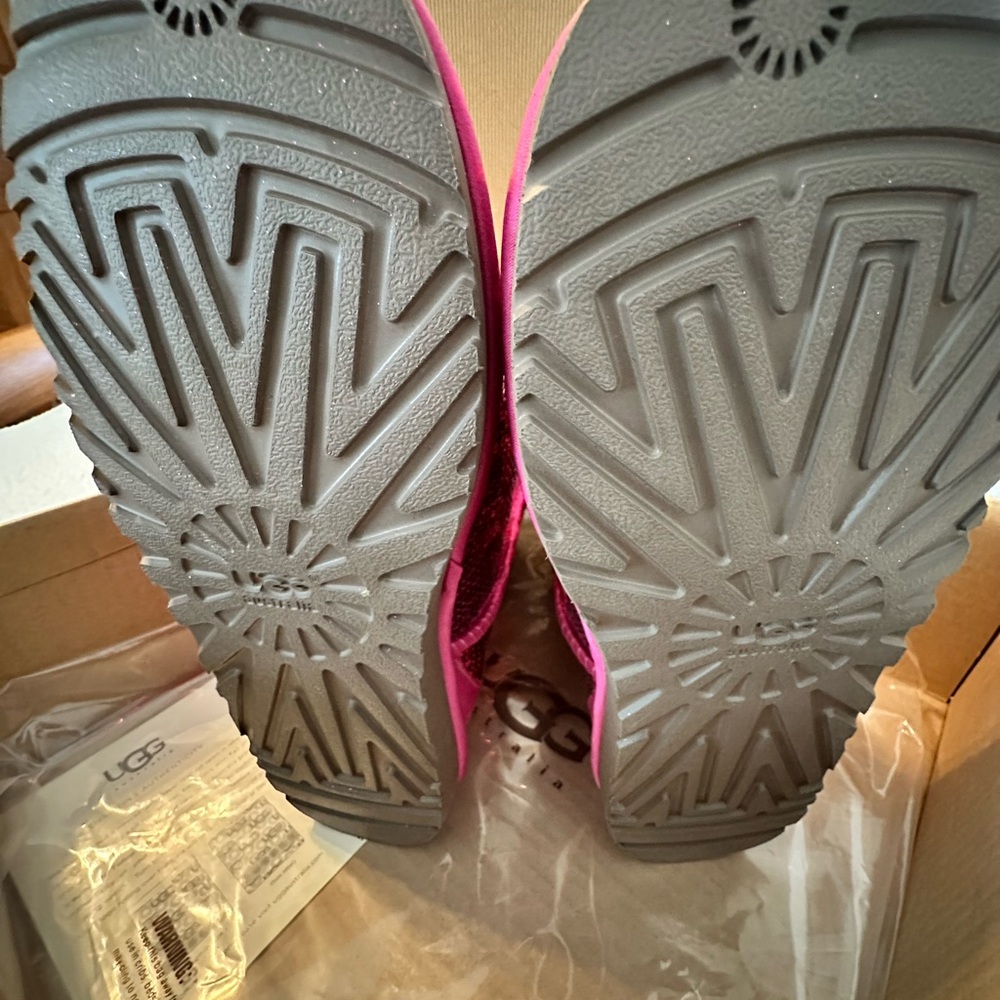 UGG Hot Pink Sequin Boots - Picture 8 of 13